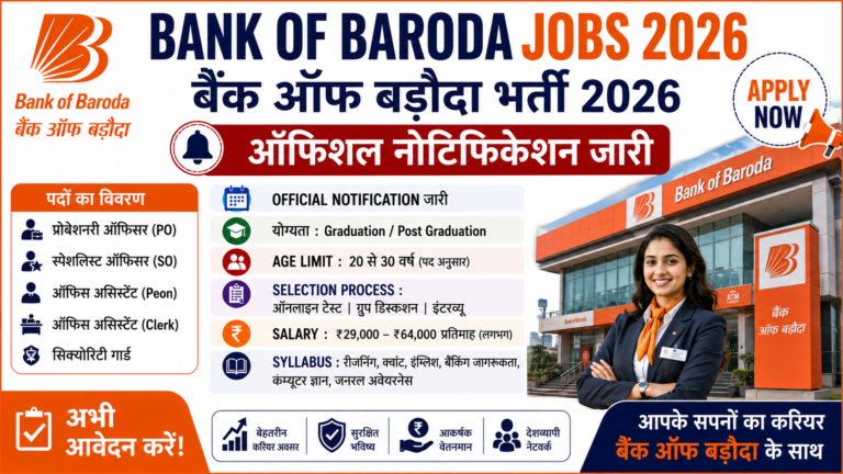 Bank of Baroda Jobs 2026