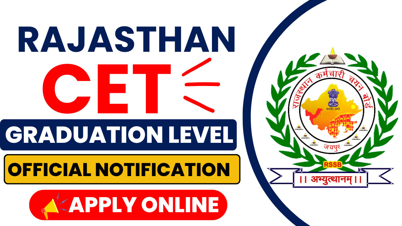 Rajasthan CET Graduation Level Exam 2026